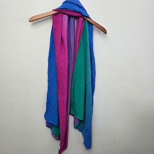 Ombre‎ Gradient Scarf Blue Pink Purple Teal Lightweight Fashion Accessory 48x68
